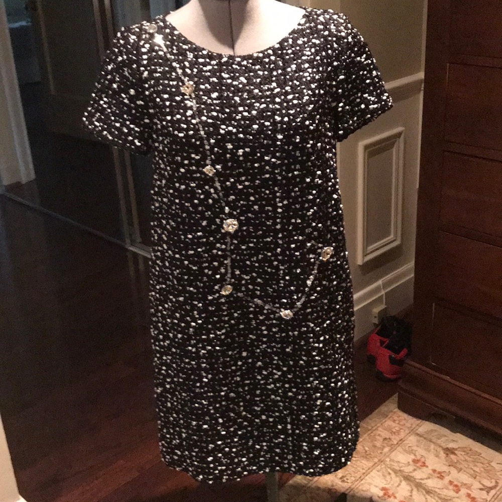 Gorgeous Les Copand shift dress w/ Big Dipper